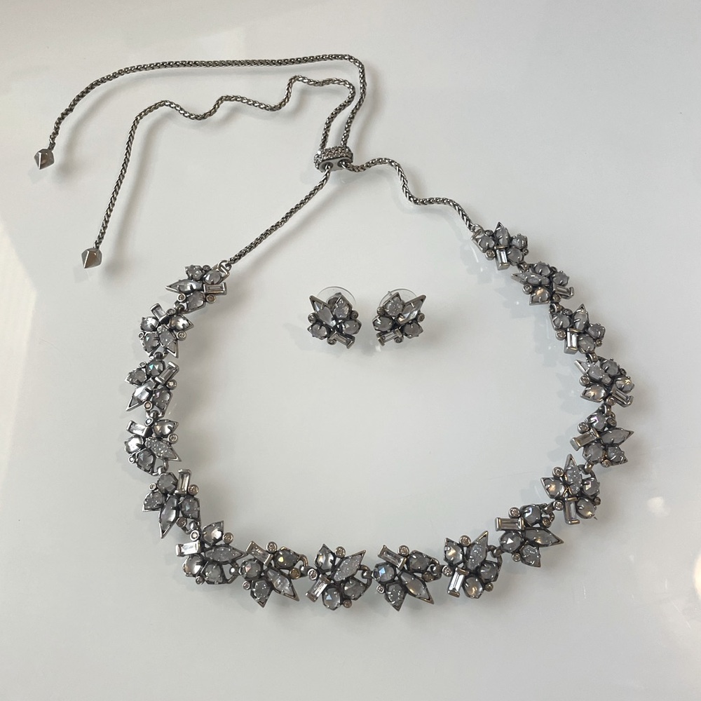 KS Adrina Necklace and matching Adella Stud Earrings